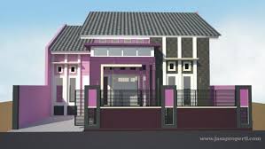 Gambar rumah idaman minimalis terbaru. 72 Gambar Rumah Sederhana Warna Pink Terbaik Gambar Rumah