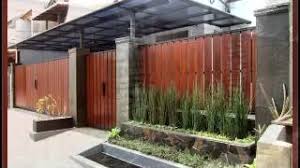Gratis untuk komersial tidak perlu kredit bebas hak cipta. 33 Model Desain Pagar Kayu Minimalis Klasik Www Pagarcanopyrumah Com Youtube