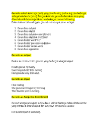Ada beberapa preposition yang sering digunakan, diantaranya Doc Gerunds Nurul Amalia Academia Edu