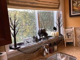 Halloween Kitchen Window Kitchen Window Halloween Kitchen Decor