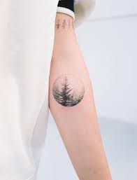 Miniature Forest Tattoo Inkstylemag Forest Tattoos Tattoos Bubble Tattoo