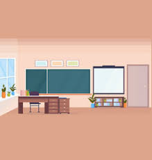 Cartoon fresh classroom background illustration. Empty Classroom Cartoon Background Vector Images Over 520