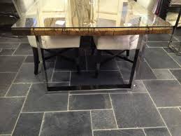 Esstisch aus holz mit glas. Esstisch Glasplatte Recyceltes Holz Tisch Lange 220 Cm
