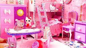 4crafts Miniature Hello Kitty House Hello Kitty Bedroom Decor Hello Kitty Room Decor