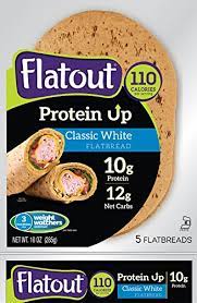 Flatout flatbreads are made with whole grains, and are low carb, low calorie, and high in fiber. Flatout Proteinup Flatbread Low Carb Wraps 5 Wraps Core 12 Buy Online In Portugal At Desertcart 34224162