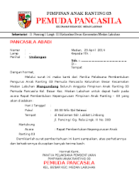 Simak ketentuannya pada contoh surat pengunduran diri kerja di bawah ini! Kop Surat Pemuda Pancasila Word Contoh Kop Surat