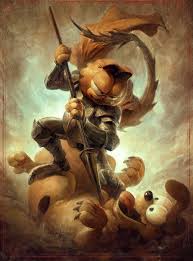 Dave Rapoza on X: Saint Garfield and the Dragon t.cogaKBVNgeBc   X