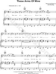 Otis Redding These Arms Of Mine Sheet Music In Bb Major Transposable Download Print Sku Mn0087040