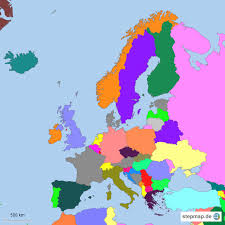 Hotels in europa (1,2,3,4,5 sterne). Karte Von Europa Ohne Namen
