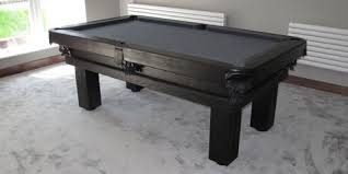 6 Rustic Pool Table With Ash Colour E4 Black And Simonis Slate Grey Cloth Www Luxury Pool Tables C Pool Table Pool Table Dining Table Luxury Pool