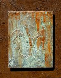 Fleur De Lis Patina Sold Imagenes De Arte Pinturas Arte En Alambre