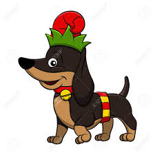 New users enjoy 60% off. Merry Christmas Dachshund Cartoon Dog Vector Illustration Of Royalty Free Cliparts Vectors And Stock Illustration Image 128057822