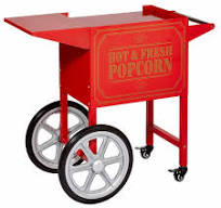 Festi'val Trolley Cart for 8 oz. Popcorn Machine