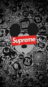 Supreme Wallpaper Mickey Novocom Top Papel de parede para celular, se salvar dê like ou avise, obrigada. supreme wallpaper mickey novocom top