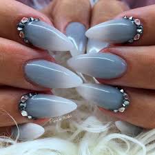 A light color on the top of the nail gradually blends into a darker color toward the tip. The Best Gray Nail Art Design Ideas Stylish Belles