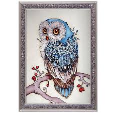 Selain burung hantu, jenis burung yang cukup populer terutama di indonesia adalah burung garuda. Halaman Download Diy Lukisan Diamond 5d Dengan Gambar Burung Hantu Warna Biru