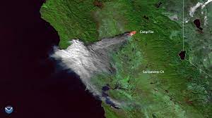 For example, san francisco registered only 0.67 inches (17 mm) of rain out of a normal of 5.18 inches (13 cm) from march to may. Watch Camp Fire Smoke Blow Into Bay Area From Space