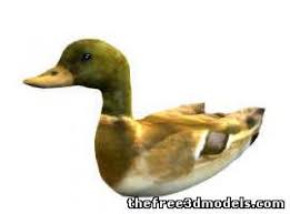 Duck 3d Model Free 3d Model Model Duck