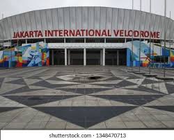 Velodrome tidak dirancang hanya untuk kegiatan bersepeda melainkan untuk kegiatan umum lainnya. Main Entrance Jakarta International Velodrome Located Stock Photo Edit Now 1348470713