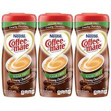 Coffeemate Creamy Chocolate Sugar Free Powder Coffee Creamer 102 Oz Canister Pack Of 3 This Is An Amazon A Creamy Chocolate Powder Coffee Creamer Coffee Mate