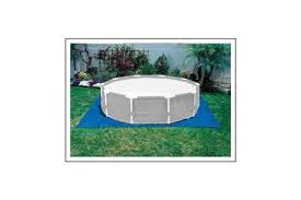 Tapis De Sol Pour Piscine Intex Intex 28048 Protection De Sol Pour Piscines Hors Sols Darty