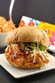 I love this shredded chicken on top of salads and my kids love them in wraps or in quesadillas. Buffalo Pulled Chicken Sandwich Rotisserie Chicken Food Meanderings