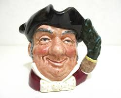 Vintage 1957 Royal Doulton Toby Mug/jug "mine Host", 3 3/8 Inch Size, Made  in England (CRMI)