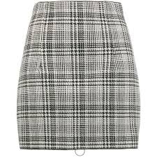 Black And White Checkered Pencil Skirt Pin On Polyvore