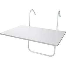 Ausklappbarer Balkonhangetisch 60 Cm Hohenverstellbar Hangetisch Balkontisch Klapptisch Amazon De Kuche Haushalt Balkonhangetisch Klapptisch Tisch