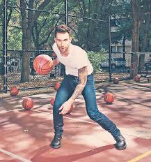 Adam Levine I Suddenly Feel Like Playing Basketball Adam Levine Maroon 5 Photoshoot