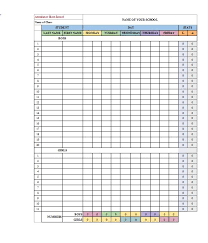 38 free printable attendance sheet templates