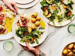 # 3 menu first course arugula, pear, asiago salad. How To Throw A Dinner Party With Three Courses Epicurious