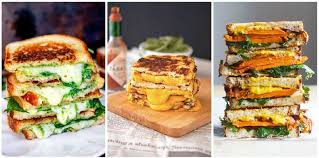 Grilled eggplant panini with basil aioli tomato. Healthy Grilled Cheese Sandwich Recipes That Taste Amazing Huffpost Life