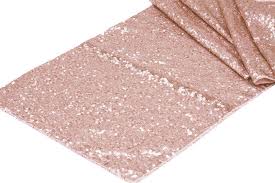 Rose Gold Sequin Table Runner Beautiful For All Fantastic For Any Wedding Event Or Home Deco Gold Sequin Table Runner Sequin Table Runner Rose Gold Wedding