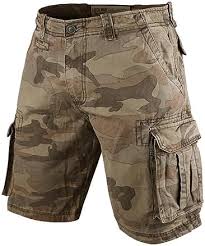 Herr Camo Fraktshorts för Sport & Camping