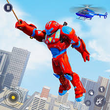 Gangstar crime city juego de java, descarga gratis a tu móvil. Flying Police Monster Robot Rope Hero Crime City Apk For Android Apkipafile