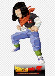 Android 17 is a character from dragon ball z. Android 17 Goku Android 19 Dragon Ball Goku Superhero Poster Cartoon Png Pngwing
