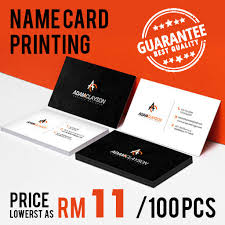 Making the right impression is easy with costco business printing. Name Card Printing Business Card Printing Shopee Malaysia