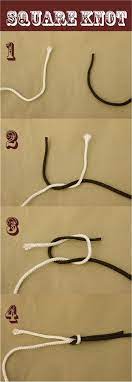 Square Knot Useful For Joining Two Pieces Of Rope Together Camping Knot Camping Knots Square Knot Knots