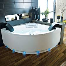 Baignoire Balneo Lumino Avec Tablier 140 X 140 Cm Castorama Baignoire Balneo Salle De Bain Jacuzzi Renovation Salle De Bain