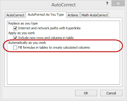 How Can I Disable Excel Formula Autofill Stack Overflow