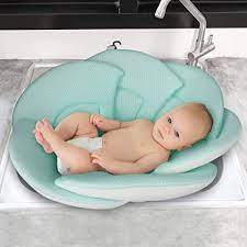 Once your baby is ready for a bath, you might use a plastic tub or the sink. Organic Baby Bath Pillow Konjac Sponge Included Blooming Flower For Infant Bathing In Sink Bathtub Or Plastic Bather To Cushion Their Newborn Skin Amazon Co Uk Baby Products