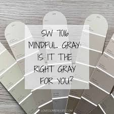 This gray has a touch more red than green. Mindful Gray Sw 7016 Is It The Right Gray For You Love Our Real Life