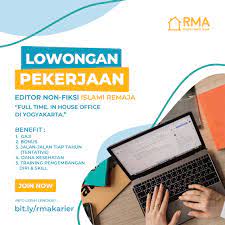 Check spelling or type a new query. Lowongan Kerja Digital Marketer Editor Fiksi Dan Non Fiksi Islami Remaja Pt Rumah Main Anak 2021 Campusnesia Co Id