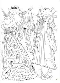 Romeo And Juliet Coloring Paper Dolls By Charles Ventura Paper Dolls Paper Dolls Printable Vintage Paper Dolls