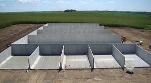 Hanson Silo Pre Cast Bunker Panels Silos Concrete House Precast Concrete