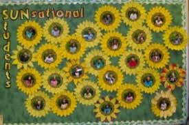 Sunsational Students Bulletin Board Activity Preschool Bulletin Boards Spring Classroom Door Bulletin Boards