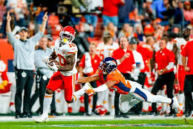 Open the tyreek hill hd wallpapers application 2. Tyreek Hill Kansas City Chiefs Touchdown V Denver Broncos 2019 Images American Football Posters