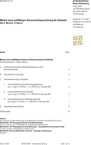 Was kostet mich ein rechtsanwalt? Muster Einer Pruffahigen Honorarschlussrechnung Fur Gebaude Rae A Morlock K Meurer Pdf Free Download