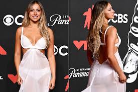 Tate McRae Puts Her Booty on Display in Jaw-Dropping Sheer Dress for 2025  MTV VMAs